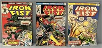 3 Iron Fist Marvel Comic Books