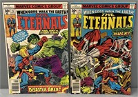 Marvel Comic Books; The Eternals #14 & #15