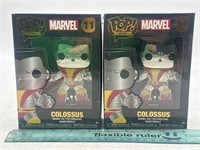 NEW Lot of 2- Pop Pin Marvel Colossus