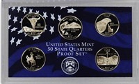 2007 United States Quarters Proof Set - 5 pc set N