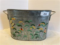 Painted Galvanized Bucket