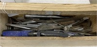 Toolbox w/ Chisels, Kobalt, Etc.