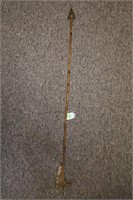 VINTAGE STEEL TIPPED ARROW - APPROX 34" LONG