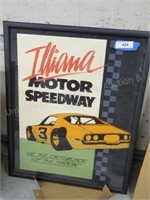 Illiana Speedway picture hand painted by Bob Behou