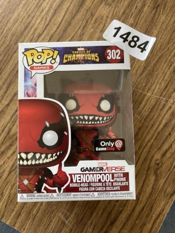 MARVEL VENOMPOOL FUNKO POP #302