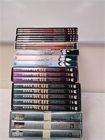 Group of DVDs