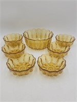 Fairfield AmberGlass Bowls by Anchor Hocking