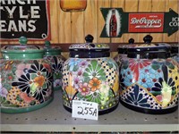 Spanish Water Jars with Lids  (6)