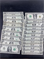 20 Assorted $1 Star notes