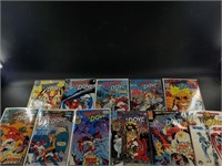 12 DC Comics from Hawk and Dove, in good condition