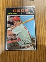 1971 Topps #100 Pete Rose EXCELLENT Reds