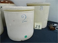 Buckeye Pottery 2 Gal. Crock (Bottom Marked) &
