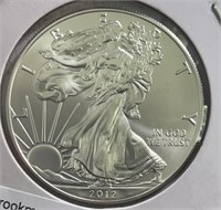 2012 American Eagle Silver GEM BU