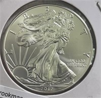 2012 American Eagle Silver GEM BU