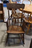 PRESSED BACK ROCKING CHAIR