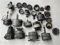 Selection of Early Car Gauges etc