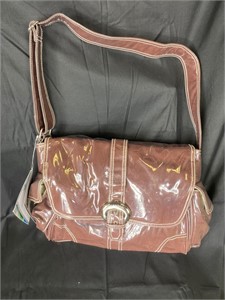 Kalencom Laminated Brown Corduroy Diaper Bag