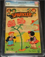 SPARKLER COMICS #67 -1947  ROCKFORD PEDIGREE