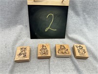 wooden stamps... teddy bears