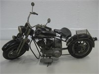 9"x 15"x 5" Metal Motorcycle