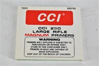 (100) CCI 250 Large Rifle Magnum Primers
