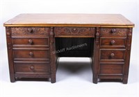 Vintage, Historic, Indianapolis Carved Desk