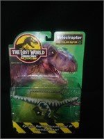 1997 The Lost World Jurassic Park Velociraptor NIP