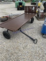 3 X 8 WAGON, CAN BE PULLED BY HAND OR GARDEN
