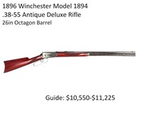 1896 Winchester Model 1894 .38-55 Deluxe