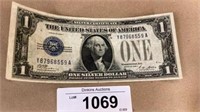1928 A silver certificate one dollar