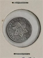 1853 3 Cent Piece