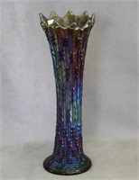 Big Basketweave 10" vase - purple