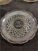 Vintage Wexford Divided Glass Platter Diamond