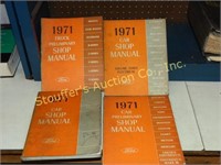 Ford 1971 car & truck manuals 4-books