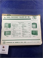 Vintage Sams Photofact Folder No 792 Console TVs