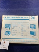 Vintage Sams Photofact Folder No 791 Console TVs