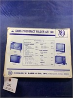 Vintage Sams Photofact Folder No 789 Console TVs