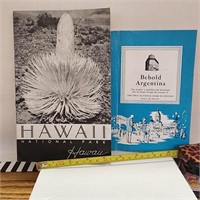 Argentina 1962 and Hawaii 1939 Travel Brochures