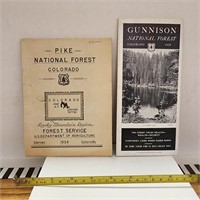 Colorado Travel Guides 1939 & 1954 Excellent Cond.