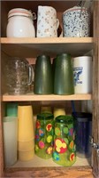 Contents of shelves/ Tupperware