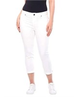 $39-SIZE 10 UP! WOMEN’S PULL-ON 5-POCKET CAPRI