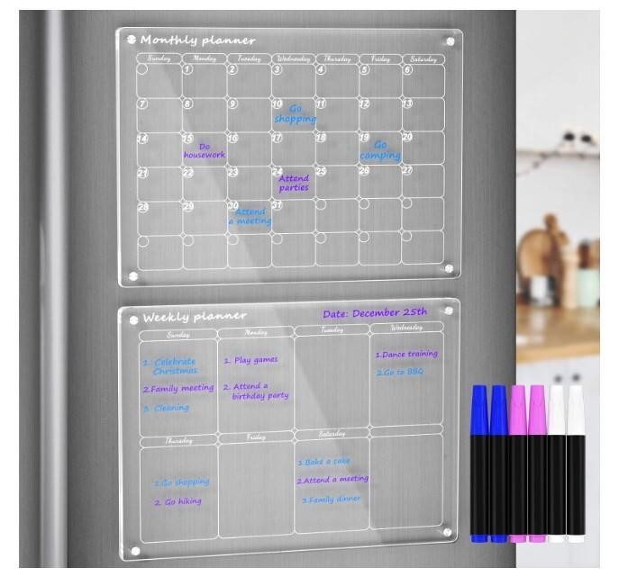 AITEE  Magnetic Monthly/Weekly Calendar 16x12in