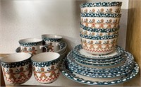 Gingerbread Pattern Dinnerware