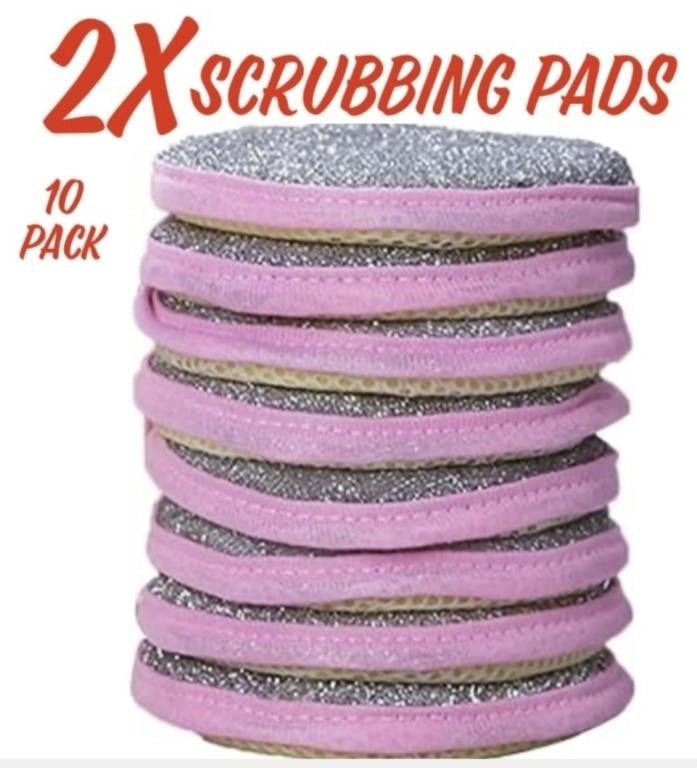 2X SCRUBBING PADS- 10 PACK 

Total of 20

NEW
