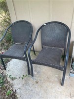 2- patio chairs