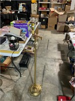 gold floor lamp with no shade