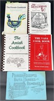 Cookbooks - Pioneer, Finnish, Amish, Vasa