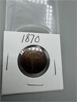 1870 2 Cent Piece