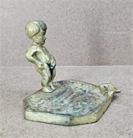 Brass Manneke Pis Ashtray