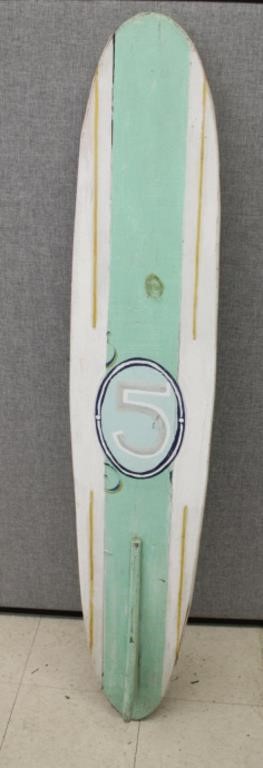 Decorative Wooden Surf Board #2 ~ 60" x 11.5"